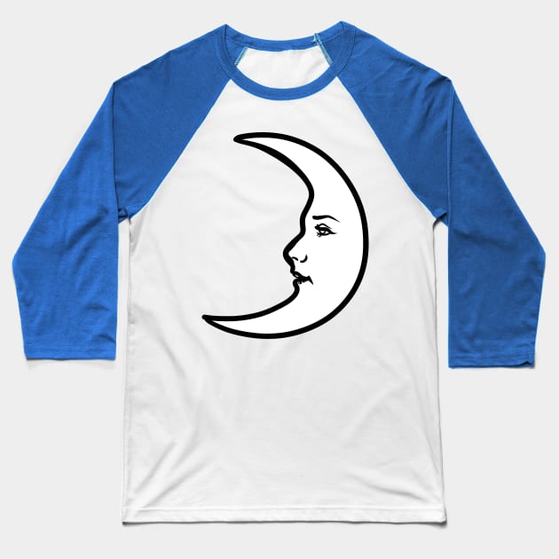 moon Baseball T-Shirt by absolemstudio